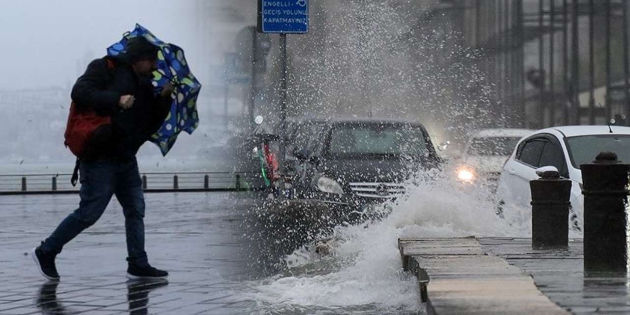36 ilde alarm verildi! Kuvvetli yağış ve fırtına zirve yaptı: Kıştan bu yana böyle harita paylaşılmadı