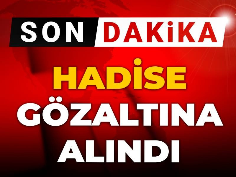 Hadise gözaltına alındı