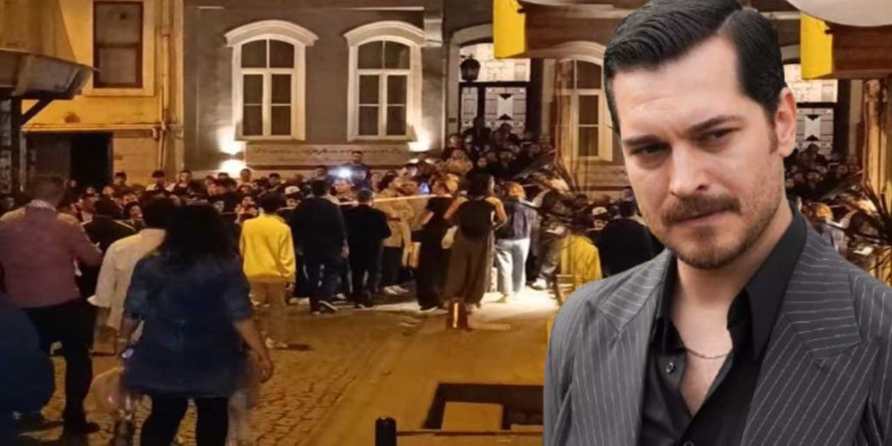 Sette izdiham! Çağatay Ulusoy zor anlar yaşadı