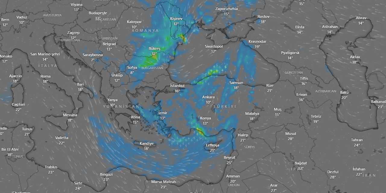 Fırtına sınıra dayandı! Daha büyüğü geliyor: Tehlike uydu görüntüleriyle ortaya çıktı