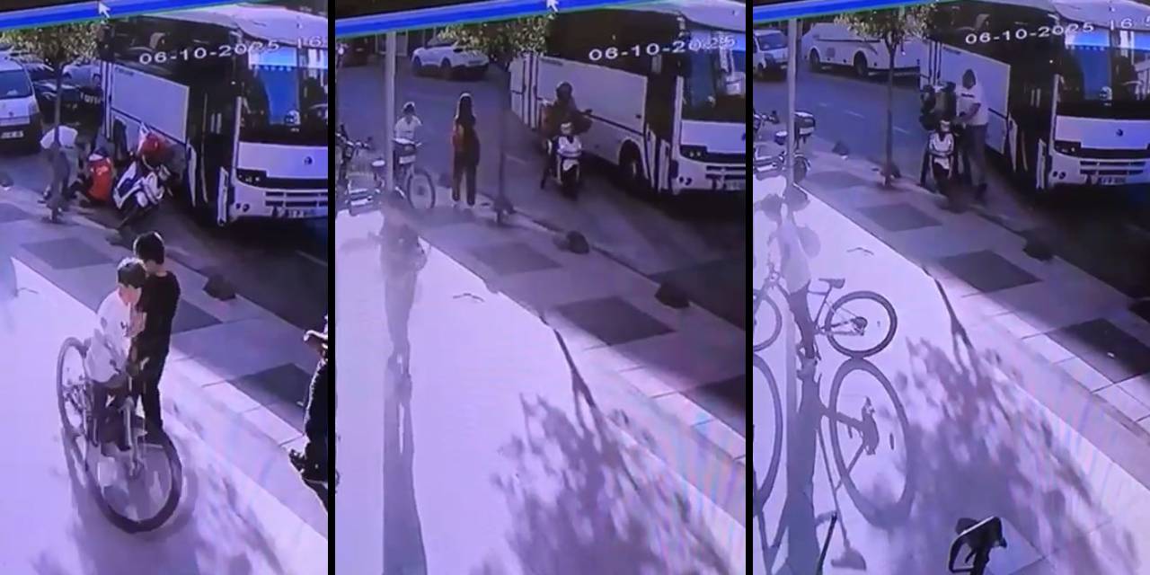 Motokuryenin önünü kesip darbetti: Saldırgan servis şoförü tutuklandı