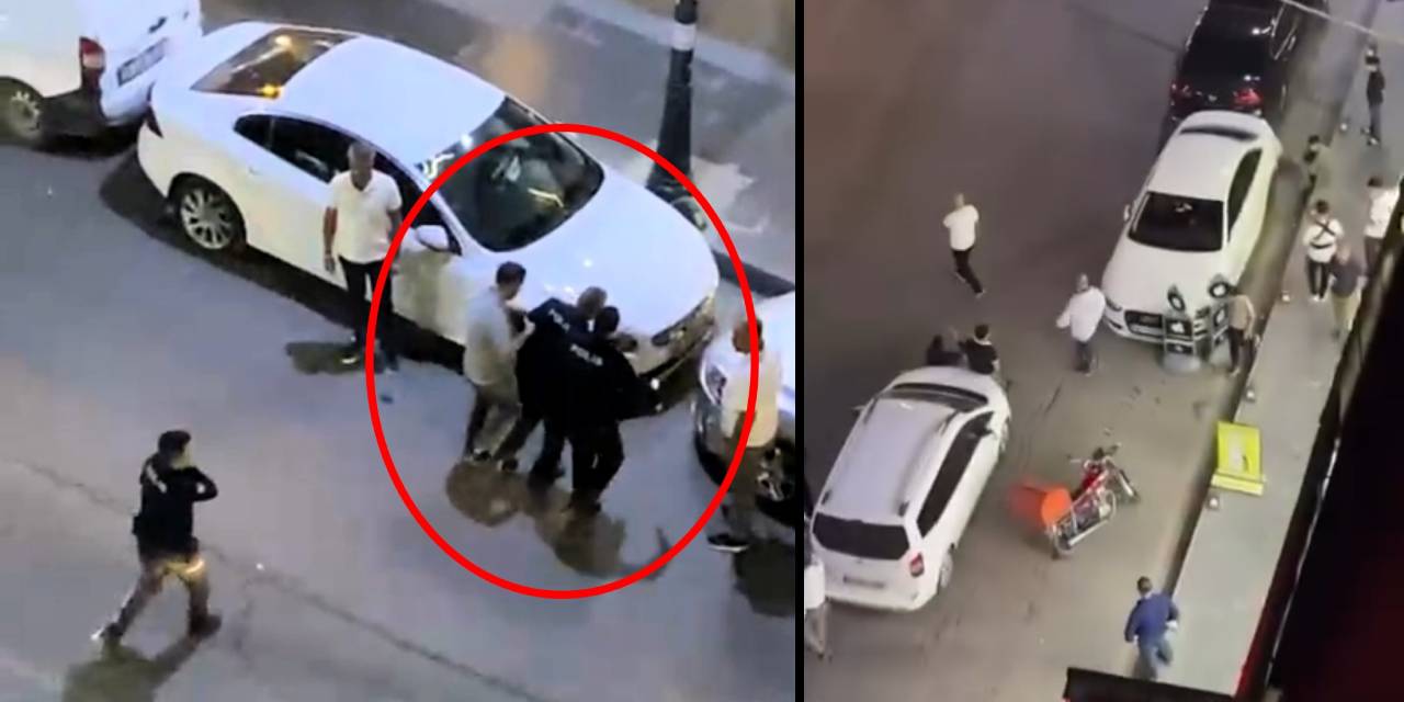 Silahlı ve bıçaklı kavgada 1’i polis 8 yaralı