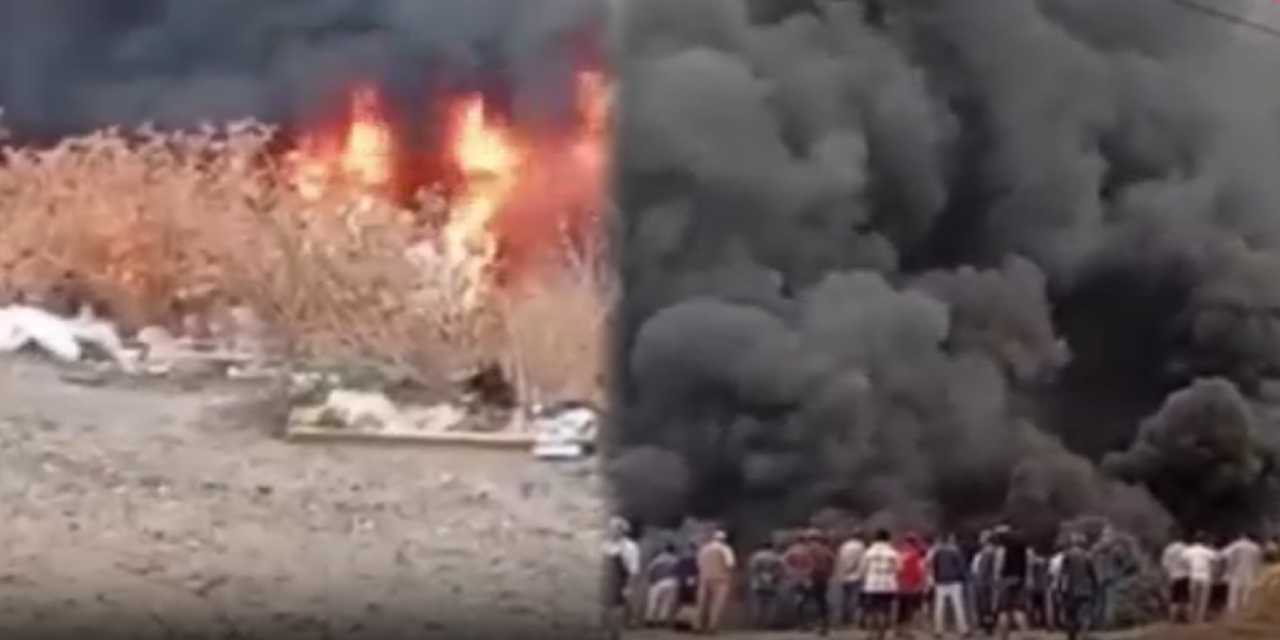 Hatay’da yangın paniği! Gökyüzünü kara dumanlar kapladı