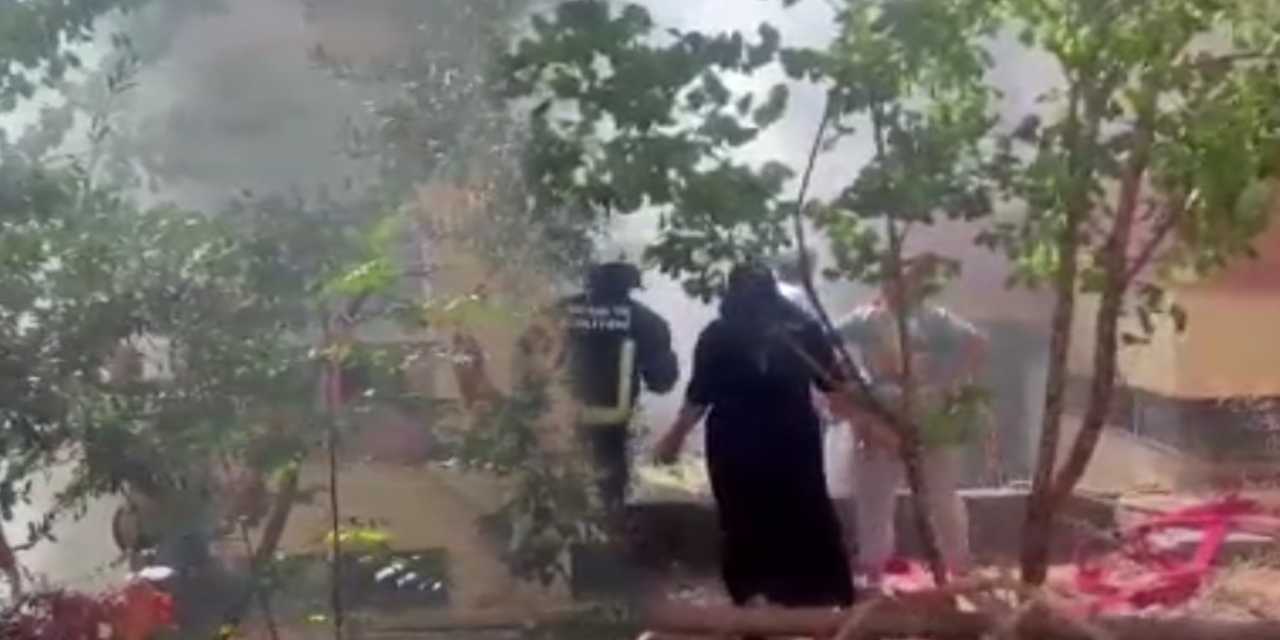 Antalya’da yangın paniği! Ev alev topuna döndü