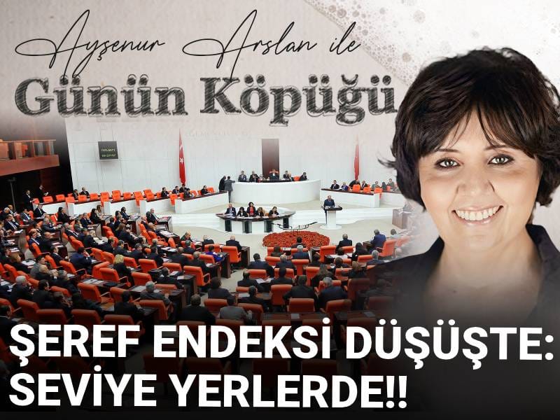 Şeref endeksi düşüşte: Seviye yerlerde!!