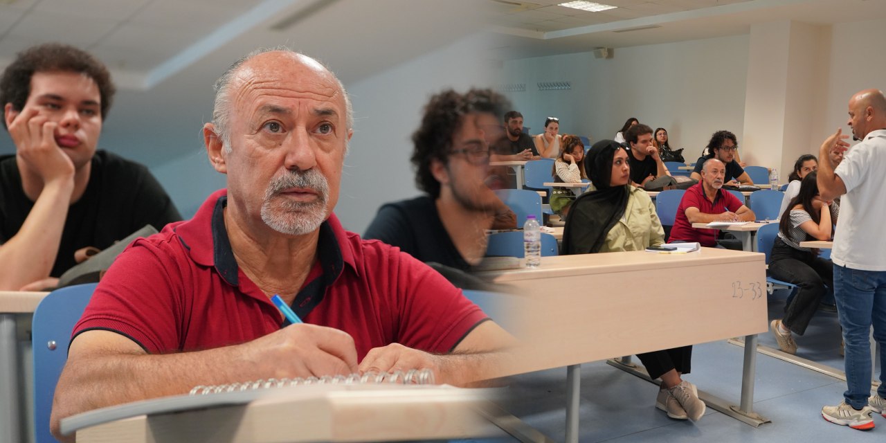 Azmin yaşı olmaz! 63'lük delikanlı üniversitede