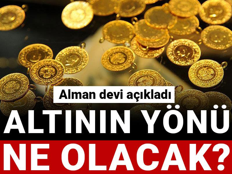 Alman devi açıkladı: Altının yönü ne olacak?