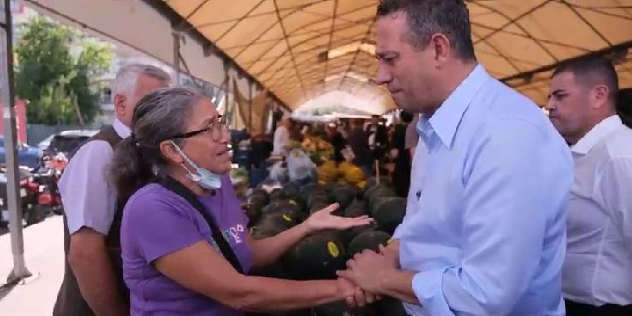 CHP'li Başarır pazara gitti, emekli çaresizliğini gözyaşlarıyla anlattı: Açız bizi kurtarın