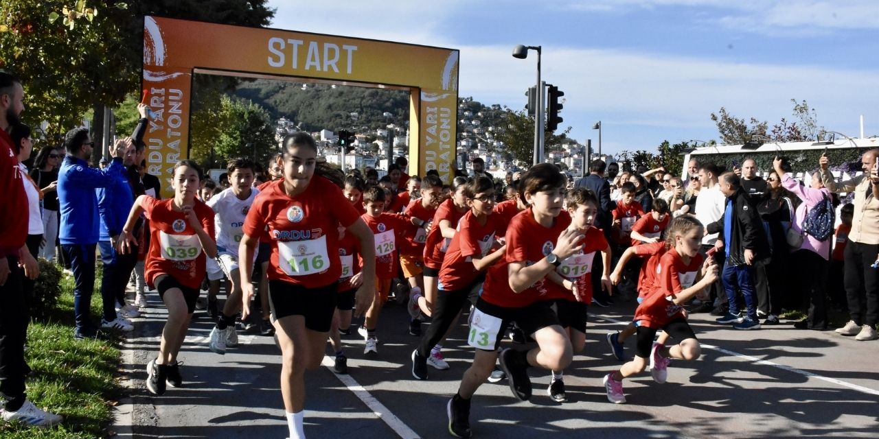 Ordu'da çocuk maratonu
