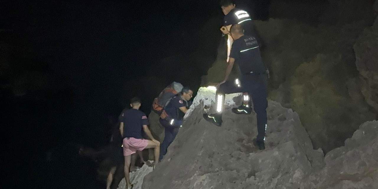 Balık keyfi kabusa dönüştü! Falezlerde nefes kesen operasyon