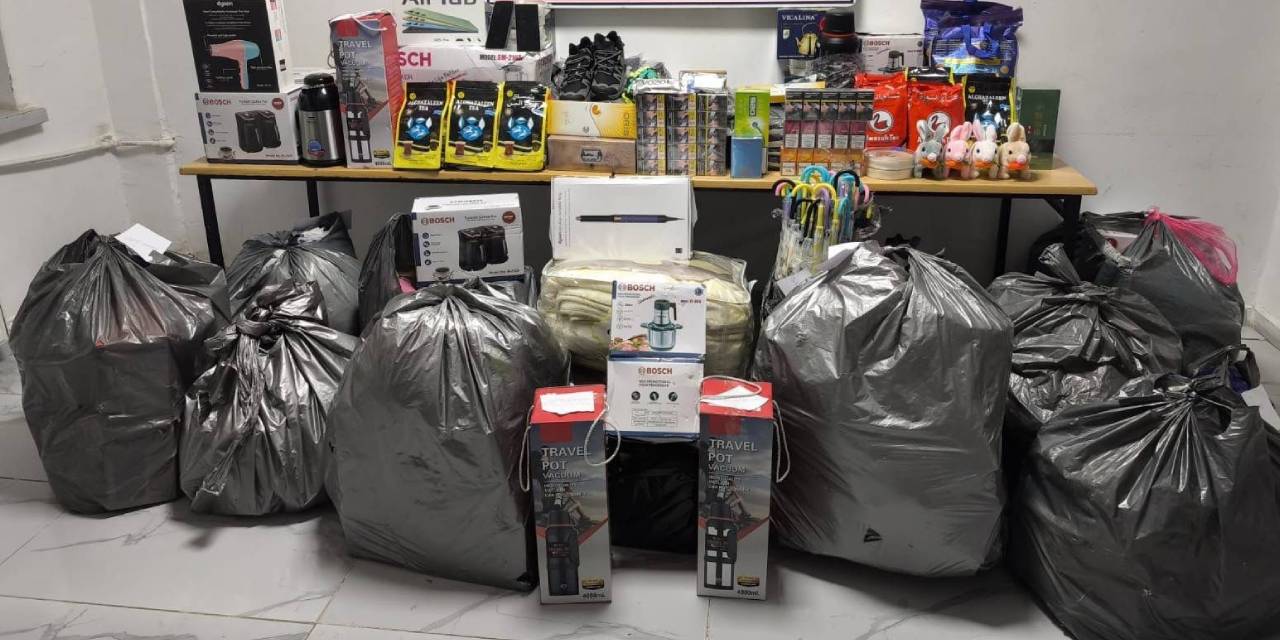 1 milyon 200 bin liralık malzeme ele geçirildi