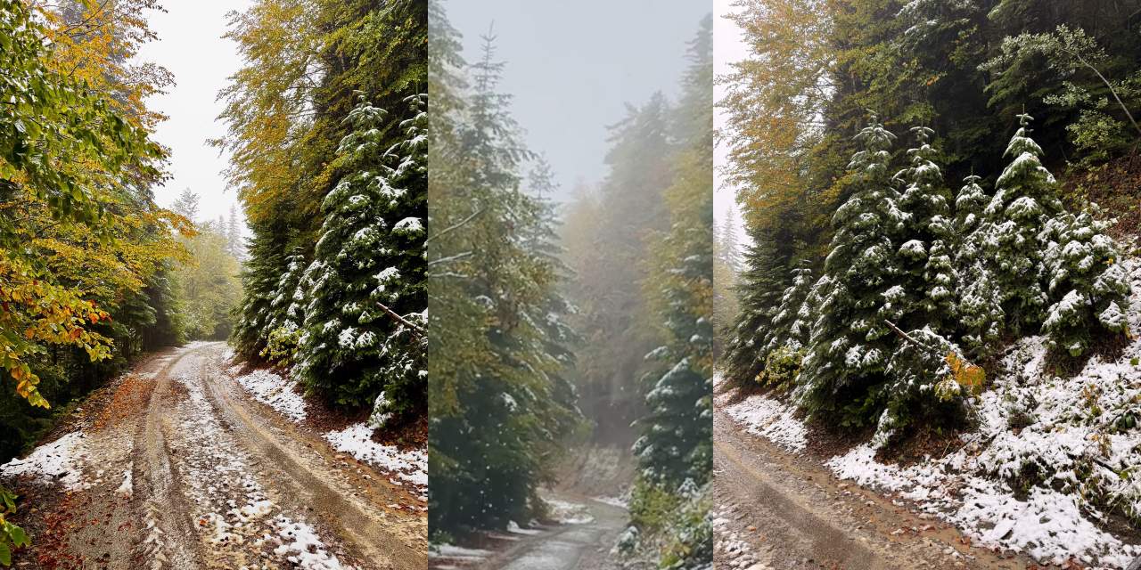 Bolu'nun yüksekleri kar ile buluştu