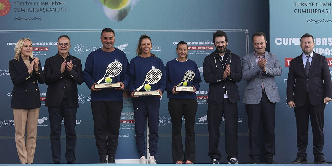 Cumhurbaşkanlığı Kupası Tenis Turnuvası'nda şampiyon belli oldu