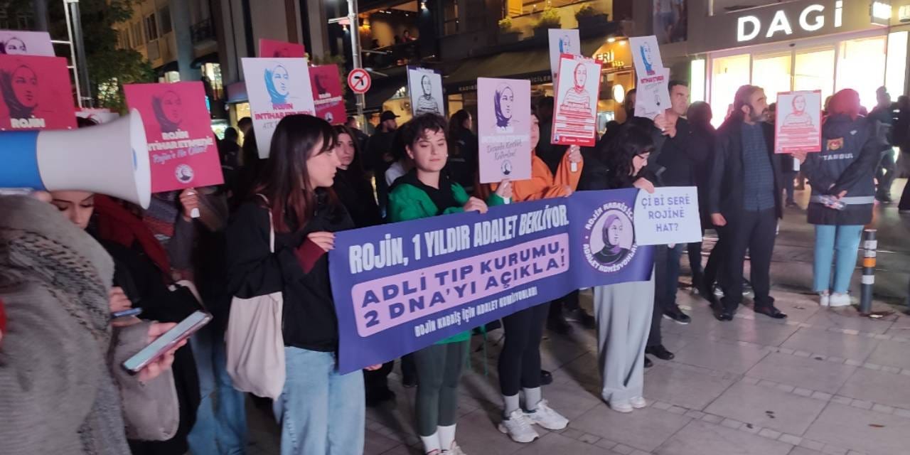 Rojin Kabaiş için Kadıköy’de eylem