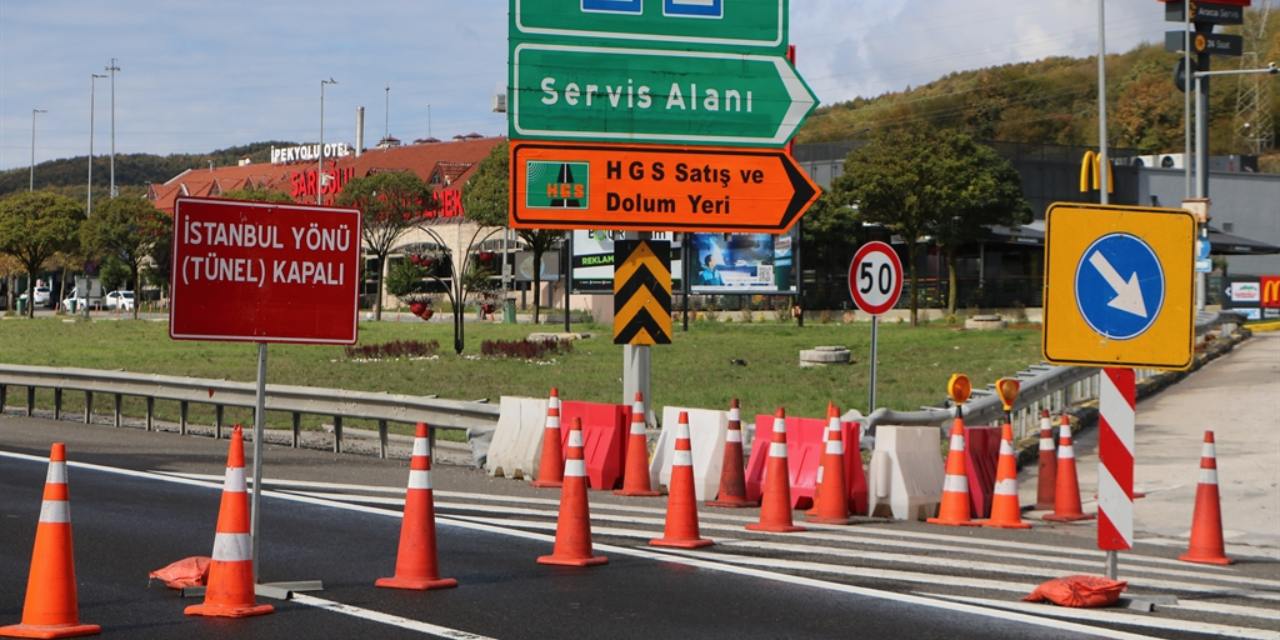 Bolu tüneli geçici süreliğine ulaşıma kapatılacak