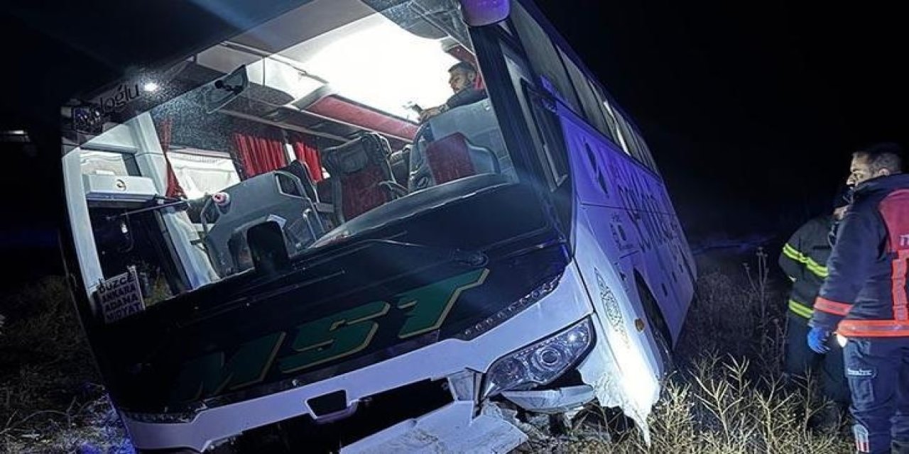 Otobüs şoförü zehirlendi 44 yolcu ölümden döndü