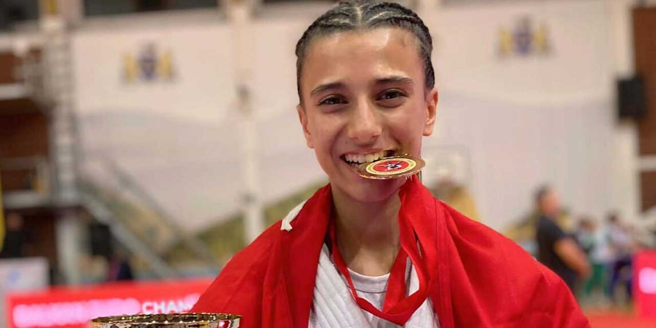 Yunusemreli Rabia'dan altın madalya