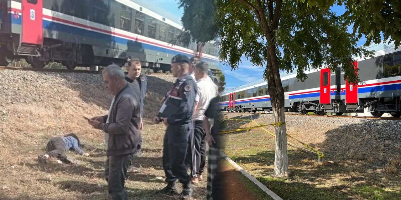 Torununu trenin altında kalmaktan son anda kurtardı! Yaşlı kadın ağır yaralı