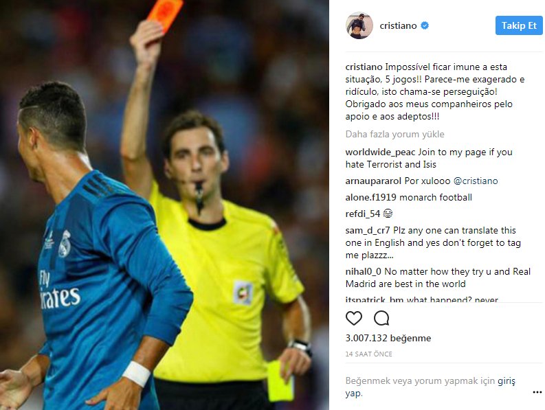 Cristiano Ronaldo’dan tepki: Buna işkence denir