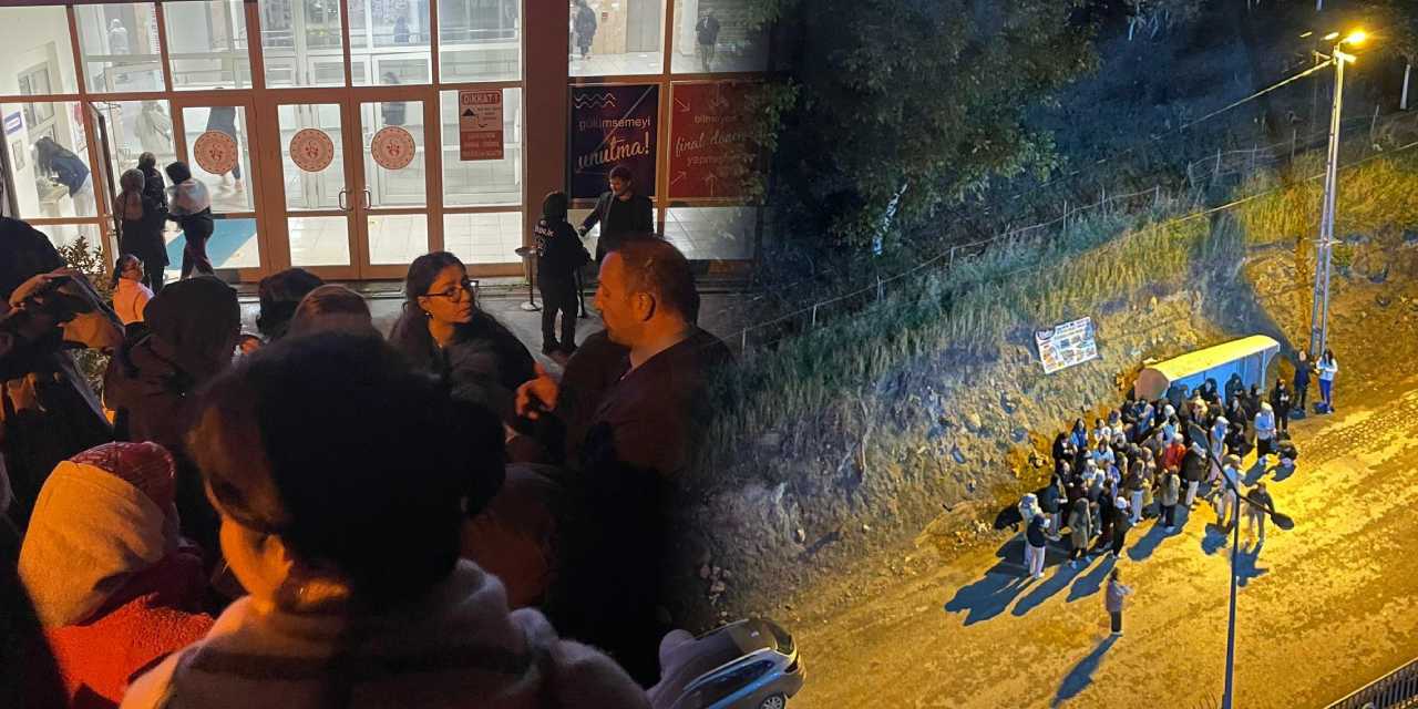 Artvin’de KYK yurdunda yerleşim krizi! Öğrenciler eylem yaptı