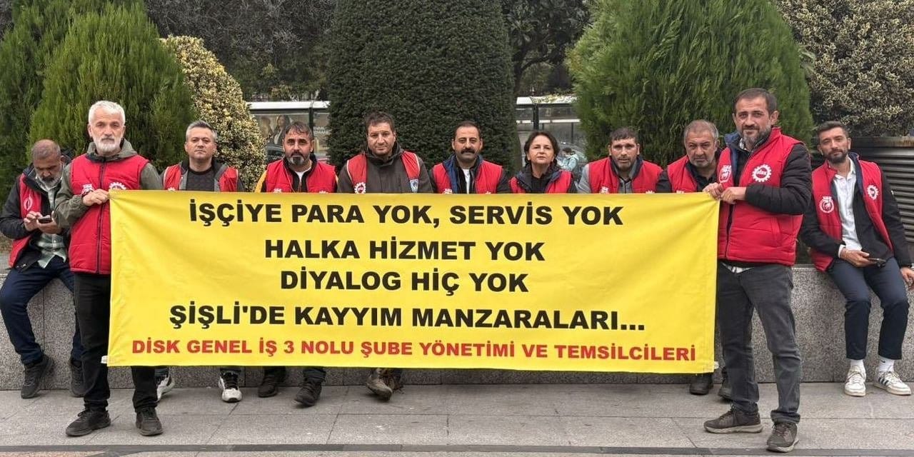 Şişli'de işçiler sokağa indi