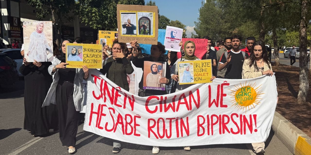 Arkadaşları Rojin için yürüdü