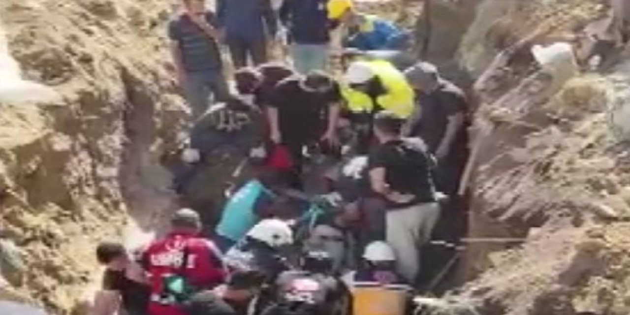 Hatay'da TOKİ şantiyesinde göçük: 1 işçi yaralandı