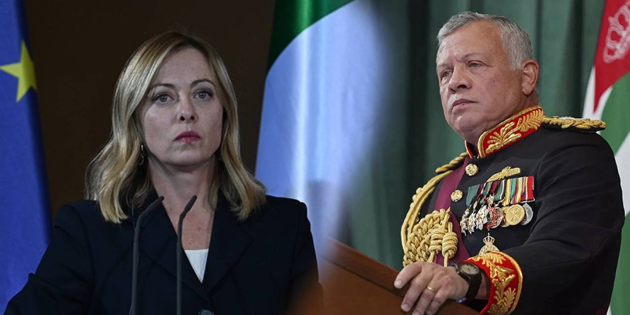 Meloni ve Ürdün Kralı 'Akabe Süreci'ni yönetti