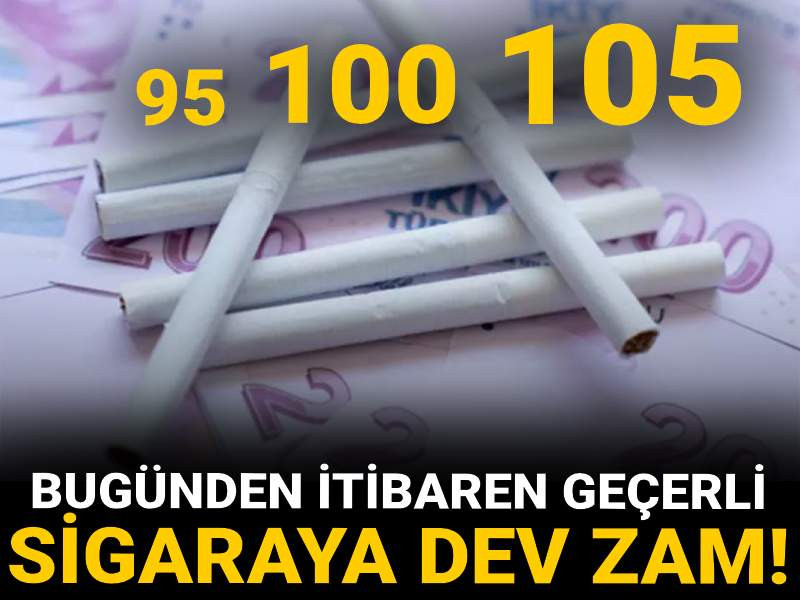 Son dakika | Sigaraya dev zam geldi!