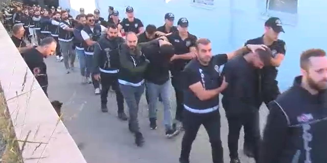 Bayğaralar'a yönelik operasyonda 106 şüpheli adliyede