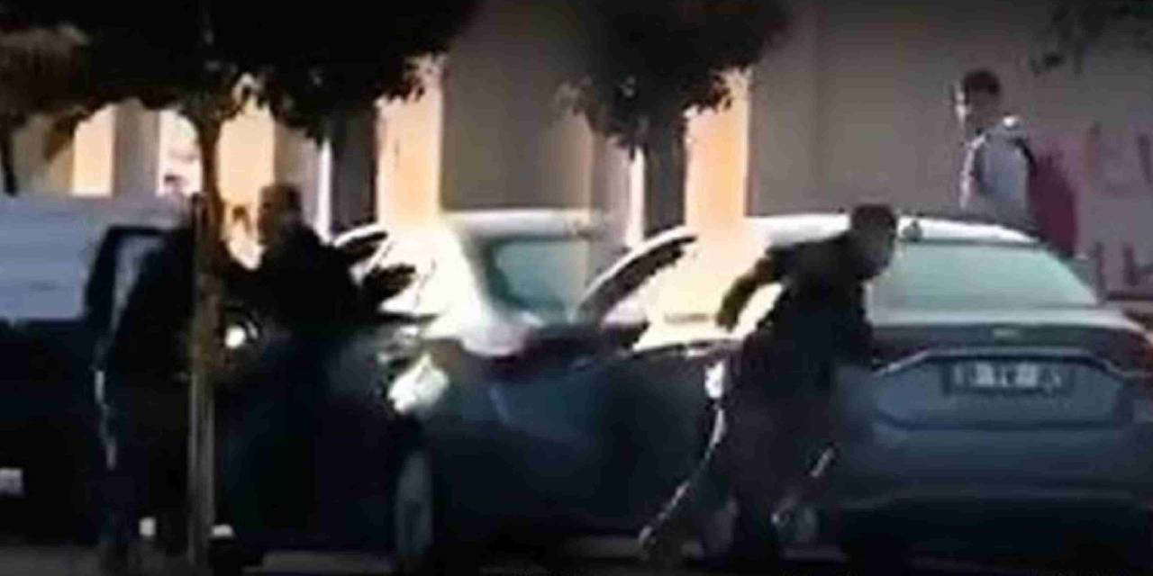 Okul müdürünü ailesinin yanında bacaklarından vurdular! O anlar saniye saniye kaydedildi