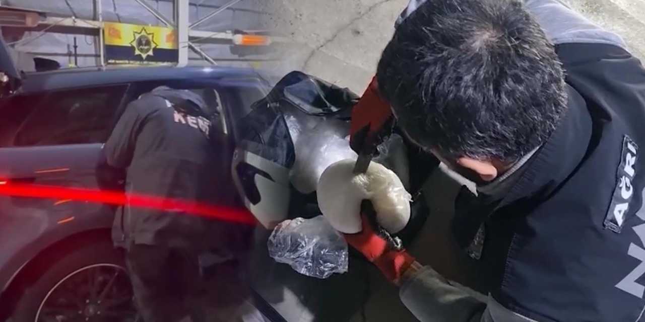 Polis şüphelenip durdurdu: Araçtan kilolarca uyuşturucu çıktı!