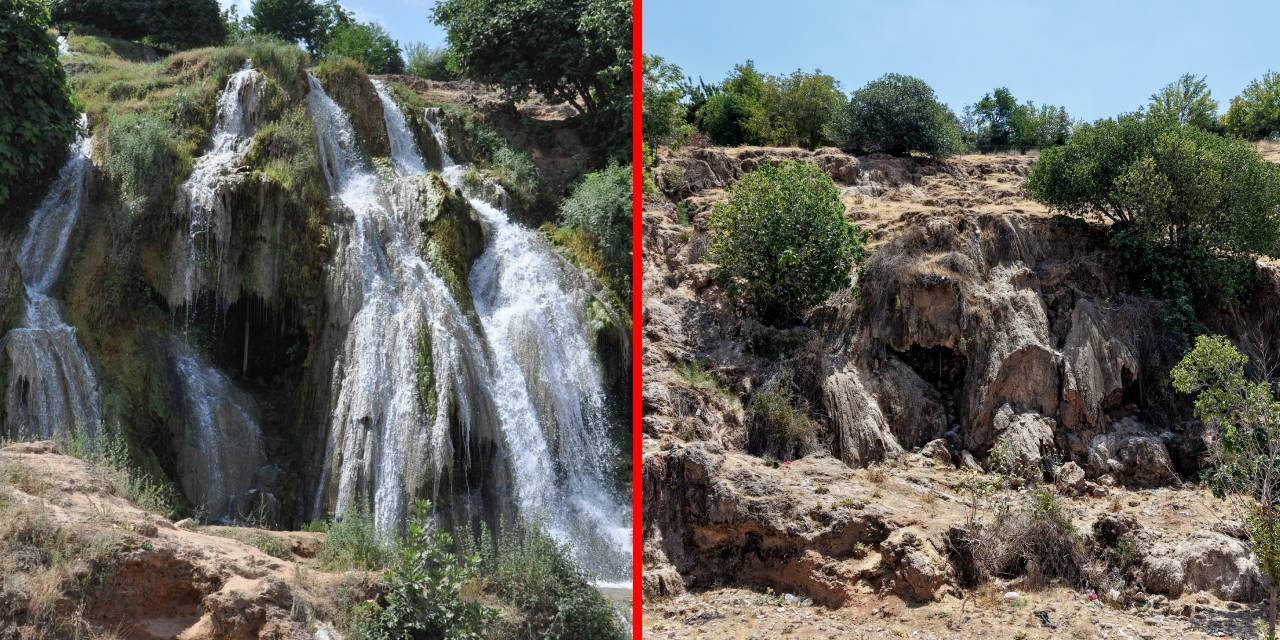 Bir doğa harikası yok oldu: Sakçagözü Şelalesi kurudu
