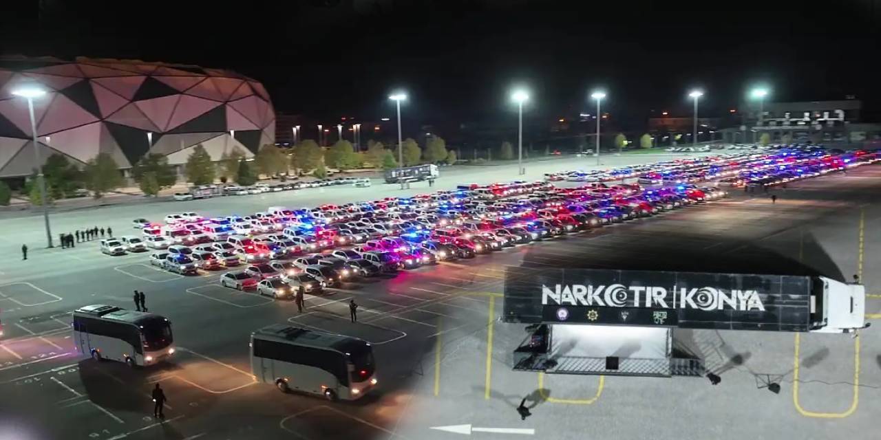 'Narko-pan Konya' operasyonunda 369 tutuklama