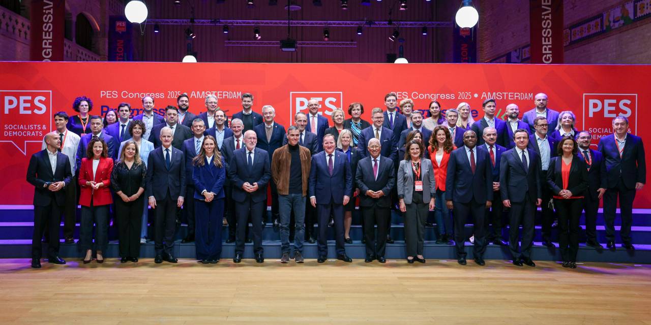 Özgür Özel Amsterdam'da Avrupalı liderlerle bir araya geldi