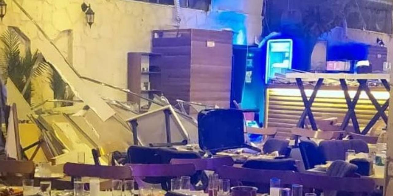 İzmir'de eğlence mekanında duvar çöktü: 6 yaralı
