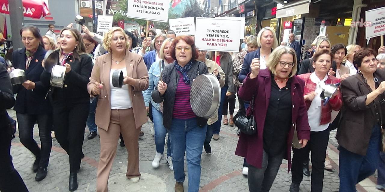 Edirne’de kadınlardan boş tencere eylemi
