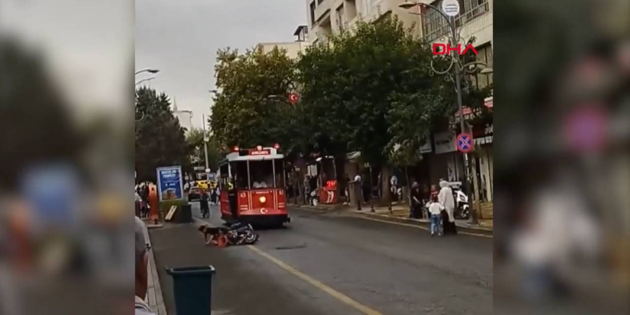 Vatmanın dikkati motosikletlinin hayatını kurtardı