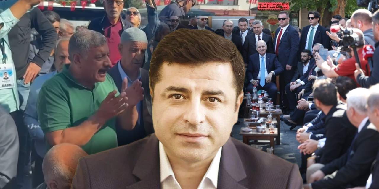 Numan Kurtulmuş'un Diyarbakır ziyaretine Demirtaş çıkışı damga vurdu