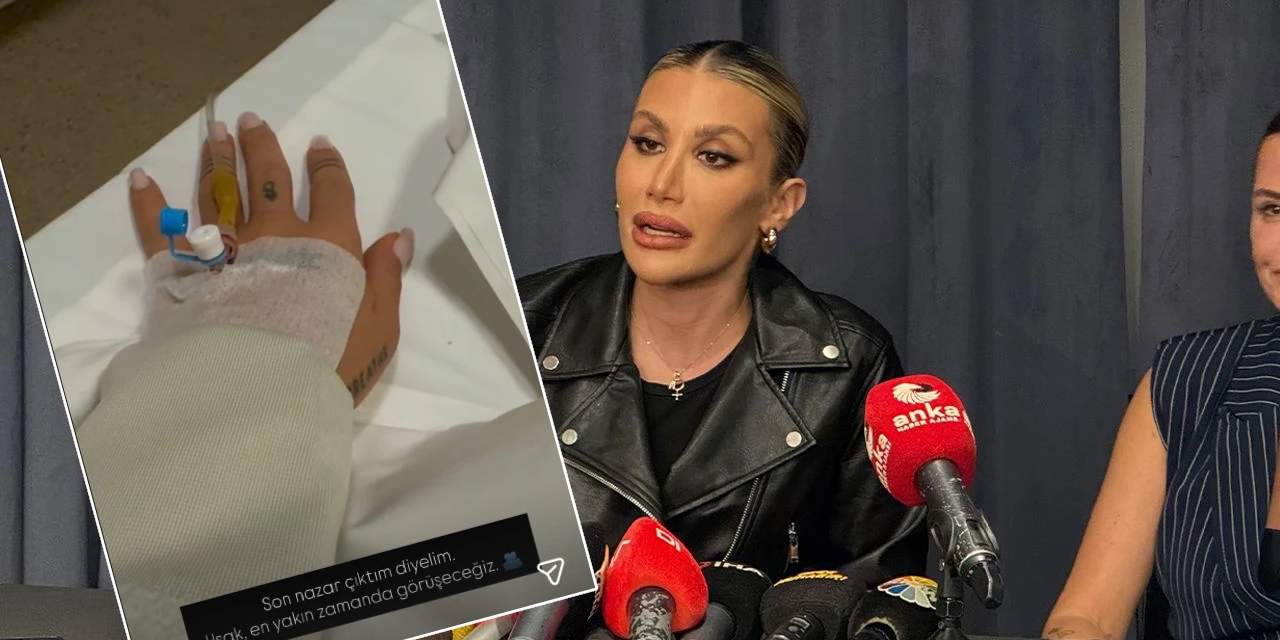 İrem Derici hastanelik oldu