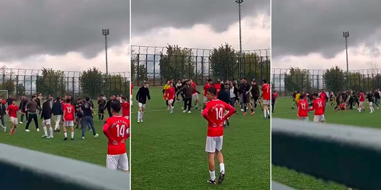 U16 maçında skandal: Görüntüler ortaya çıktı