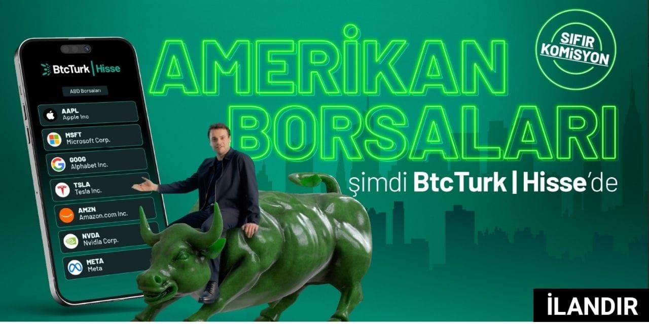 BtcTurk | Hisse, ABD Borsalarına Sıfır Komisyonla Erişim Fırsatı Sunuyor