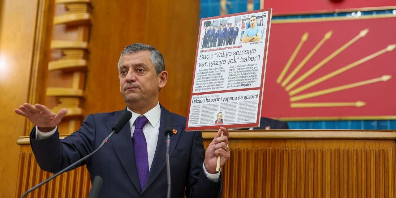 Gazileri yağmur altında bırakan Valiye tepkiler çığ gibi! Özgür Özel: Utanmaza söylüyorum