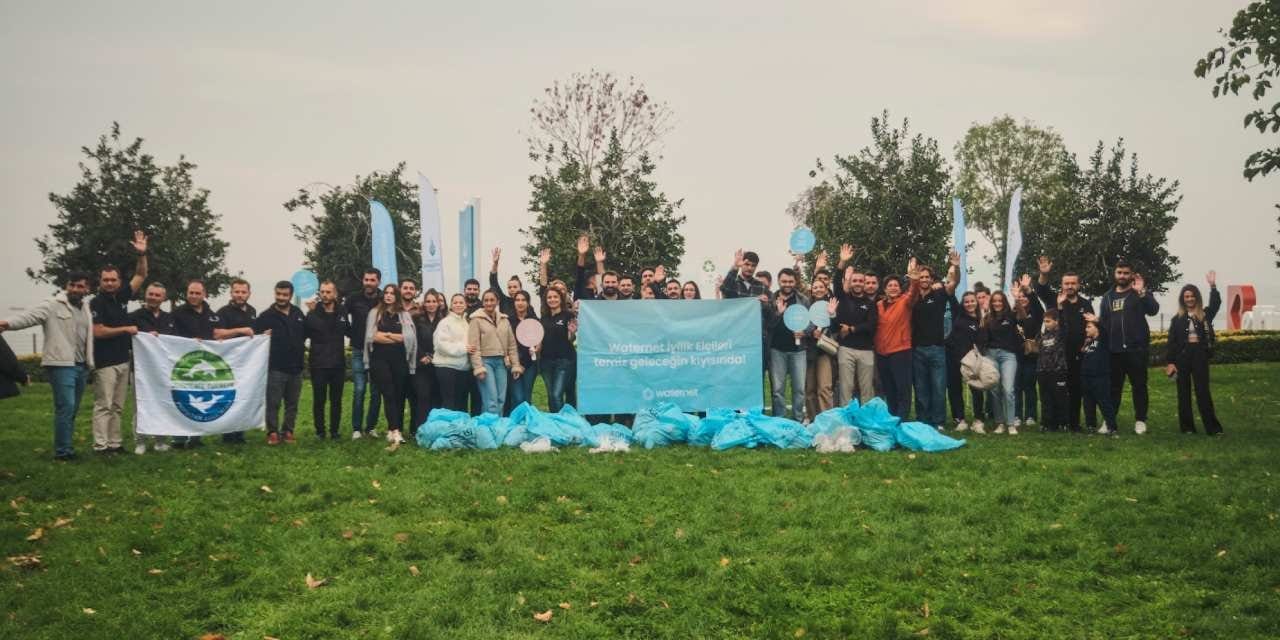 Waternet, Caddebostan sahilinde toplam 66 kg atık ve 3300 izmarit topladı
