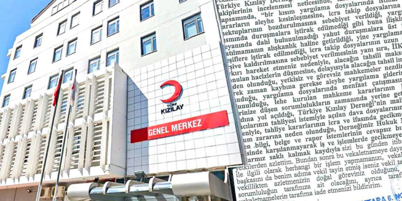 Kızılay'da 'Kurum zarara uğratıldı' dendi: 8 avukat birden görevinden azledildi!