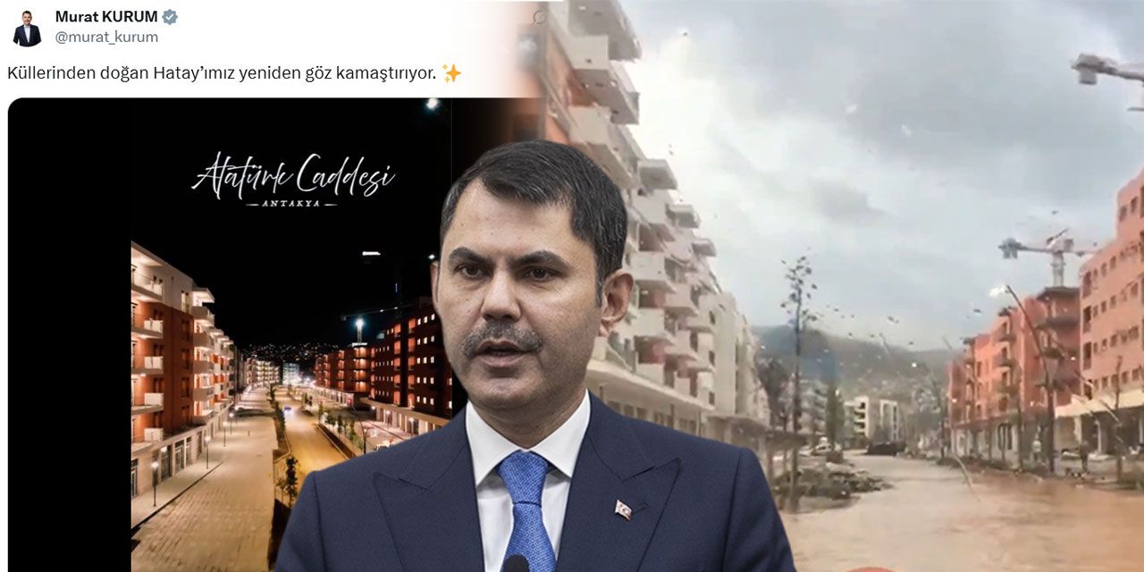 Murat Kurum'un gözlerini kamaştıran cadde sular altında!
