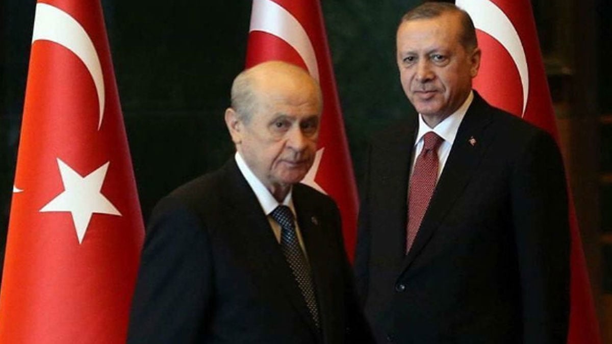 Erdoğan ve Bahçeli'nin görüşmesi sona erdi