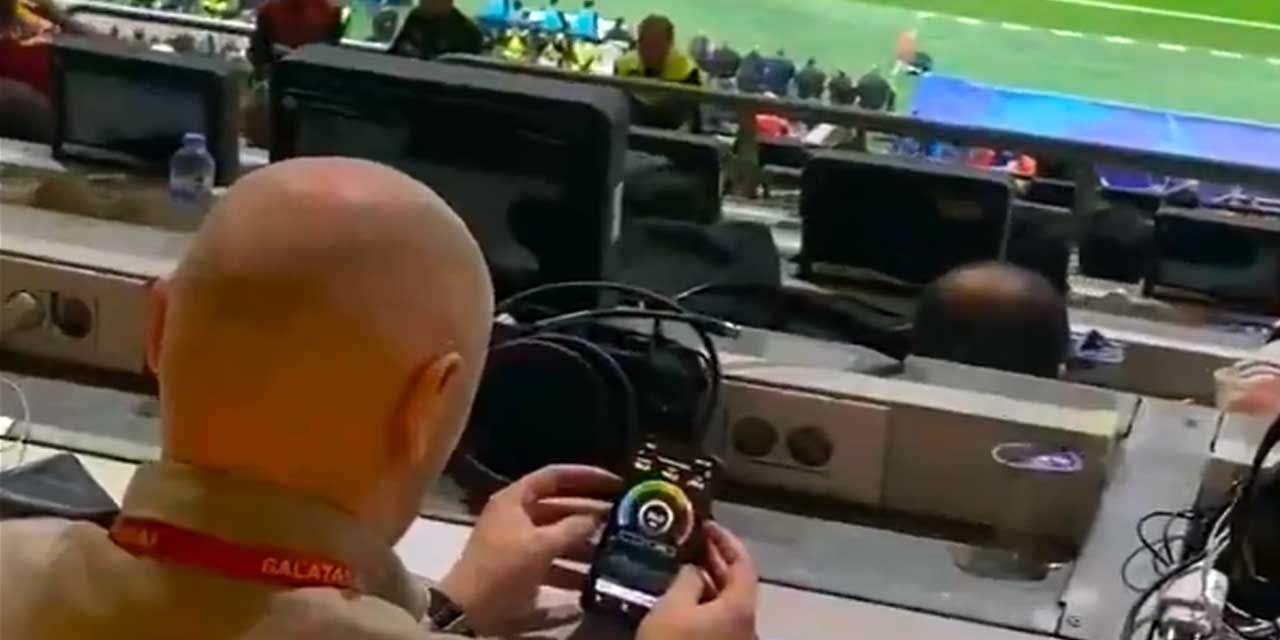 Norveçli gazeteci Galatasaray maçında telefonda gördüklerine inanamadı