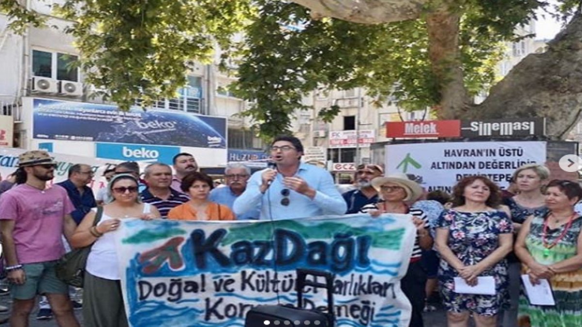 CHP'den "Kaz Dağları" protestosu!