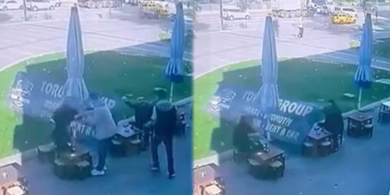 Lodosta tabela düştü! 2 kişi canını kıl payı kurtardı